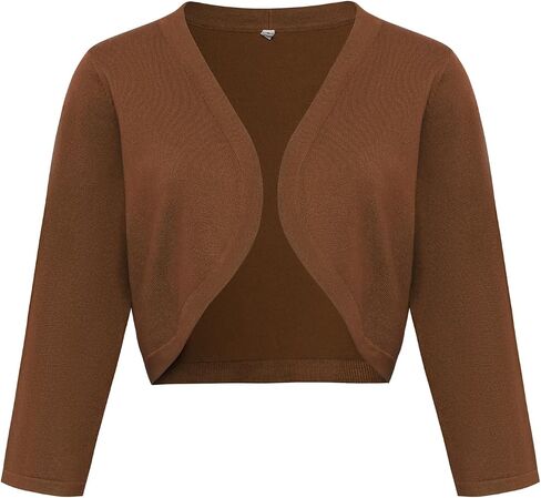 Cardigan متماسكة من الأكمام 3/4 in Saudi Arabia