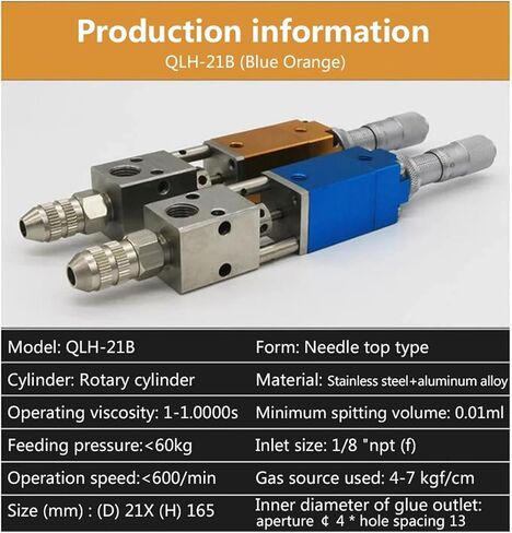 Industrial Dispensing Pneumatic UV Dispensing Valve Needle-off Glue Dispensing Valve 2121Q With Micrometer Adjustment Knob in Saudi Arabia