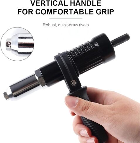 Quick & Easy Rivet Pulling Drill Bit Adapter with Hex Shaft Professional Rivet Adapter,2.4/3.2/4.0/4.8mm,Cordless Rivet in Saudi Arabia
