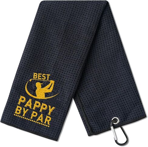 Pappy Gifts Golf Towel, Pappy Golf Gifts on Father‘s Day, 15.8 x 23.6 inches Microfiber Golf Towel for Golf Bags in Saudi Arabia