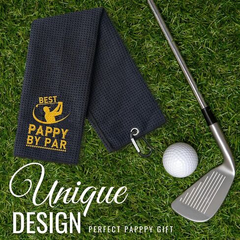 Pappy Gifts Golf Towel, Pappy Golf Gifts on Father‘s Day, 15.8 x 23.6 inches Microfiber Golf Towel for Golf Bags in Saudi Arabia