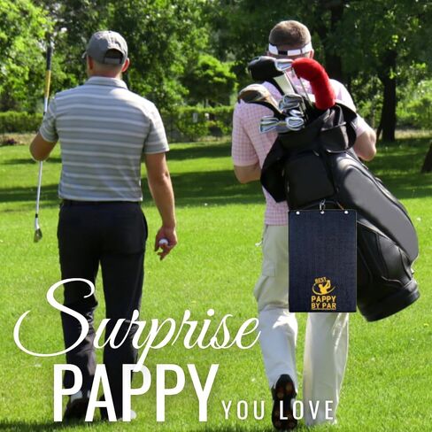 Pappy Gifts Golf Towel, Pappy Golf Gifts on Father‘s Day, 15.8 x 23.6 inches Microfiber Golf Towel for Golf Bags in Saudi Arabia