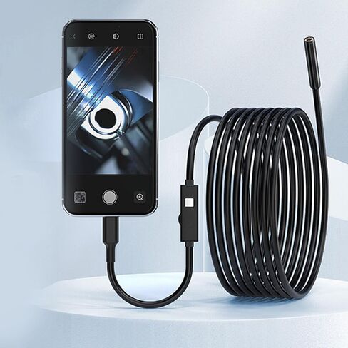 Endoscope Camera with Light 1920P HD Borescope Inspection Camera 7.9mm Probe 8 Adjustable LED Lights for Android iOS Car Engine Pipe Wiring House Inspection (1m / 3.3ft) in Saudi Arabia