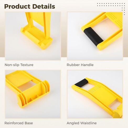 حاملات دريوال من البلاستيك ذات الحزمة ذات السعة 80 كجم ، ومقابض لرفع الألواح غير المنقولة ، وأداة نقل الخشب الرقائقي in Kuwait