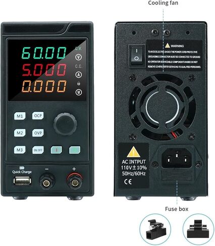 30V 32V 10A مع USB/RS485 60V 5A 150V 2A AC لمصدر الطاقة القابل للبرمجة القابل للتعديل مع المختبر لإصلاح الهاتف المحمول (220V_32V 10A_RS232) in Saudi Arabia
