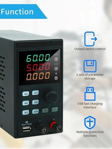 30V 32V 10A مع USB/RS485 60V 5A 150V 2A AC لمصدر الطاقة القابل للبرمجة القابل للتعديل مع المختبر لإصلاح الهاتف المحمول (220V_32V 10A_RS232) in Saudi Arabia