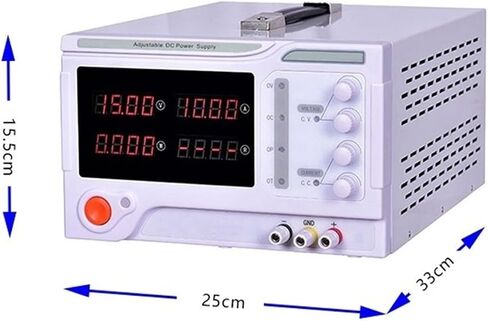 Laboratory 30V Adjustable 20A Stabilized Voltage Workbench Switch Power Supply Testing Aging Maintenance Power Supply(US,110V_30V 20A 10MV 10MA) in Saudi Arabia