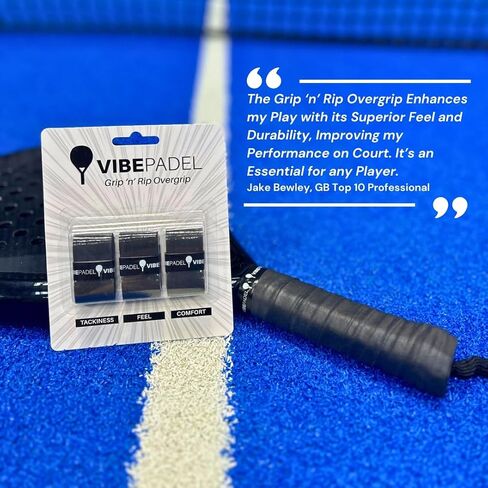 | Padel Grip لـ Tacky Feel | قبضة 'n' rip padel overgrip | Padel مضرب الشريط قبضة | Padel ، Pickleball ، Squash و الريشة الشريط Grip Grip | باديل الملحقات وهدايا باديل | 3 حزمة in Kuwait