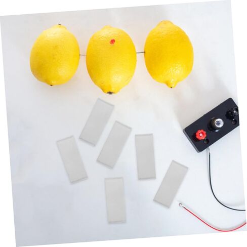 Cabilock 10pcs Battery Making Zinc Plate Zinc Anode Sheet Fruit Battery Experiment Supplies in Saudi Arabia