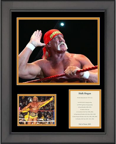 Framed Hulk Hogan Hall of Fame WWE 11"x14" Wrestling Three Photo Collage in Kuwait