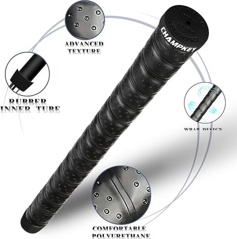 CHAMPKEY Advanced Polyurethane Wrap Style Golf Grips 13 Pack with Full Repair Kits - Comfortable and High Traction Golf Club Grips - All Weather Performance Golf Grip in Saudi Arabia