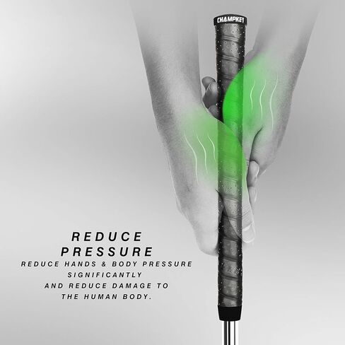 CHAMPKEY Advanced Polyurethane Wrap Style Golf Grips 13 Pack with Full Repair Kits - Comfortable and High Traction Golf Club Grips - All Weather Performance Golf Grip in Saudi Arabia