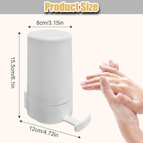 Bar Soap Dispenser, Soap Grinder for Bar Soap Wall-Mounted, No Drilling Waterproof Bar Soap Shaver Dispenser, 3-Speed AdjustableBar Soap Grinder Dispenser for Kitchen Bathroom Rv Hotel (NO SOAP) in Saudi Arabia