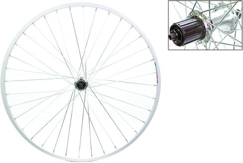 Wheel Rear 700 x 35 Silver, QR, Altus RM30 8Sp Hub, 14g UCP Spokes, 36H in Saudi Arabia