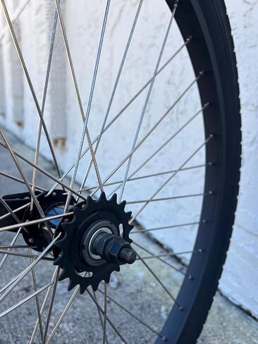 26 inch Black Coaster Brake Wheel Set Beach Cruiser Bike Bicycle with Tires and Tubes in Saudi Arabia