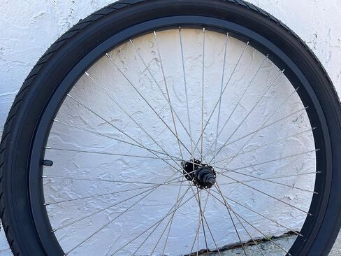 26 inch Black Coaster Brake Wheel Set Beach Cruiser Bike Bicycle with Tires and Tubes in Saudi Arabia