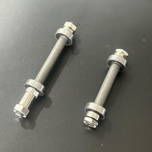 CDHPower 2PCS محور الدراجة محور محور جوفاء مع الحامل ، محاور الفولاذ الدراجات الطقم الأمامي والخلفي ، Fit Mountain Bike Hubs 108mm و 145mm و 145mm in Saudi Arabia