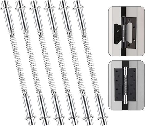 3 Pack K 5131 Storm Door المفصلي مجموعة أدوات دبوس - مجموعة إصلاح أبواب الشاشة من الألومنيوم مع 6 دبابيس مفصلية ، 6 أغطية جلبة ، و 3 نوابض - متوافقة مع كروفت ، أندرسن ، EMCO وأبواب العاصفة الأخرى in Kuwait