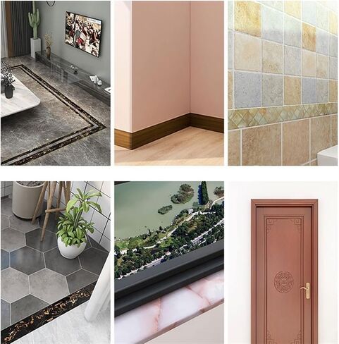 Decorative wallpaper waistline 16.4ft Self Adhesive Wallpaper Border Wall Peel Stick Molding Border Home Ceiling Sticker Wall Panels Ceiling Border Door Frame Waist Line Interior Decoration ( Color : in Saudi Arabia