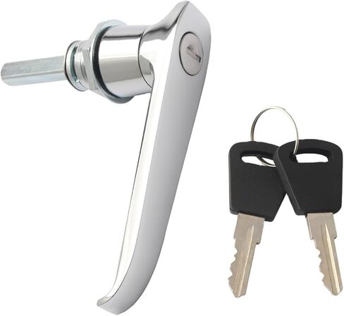 BS312 زنك سبيكة L شكل مقبض القفل مجموعة الباب 1pcs in Kuwait