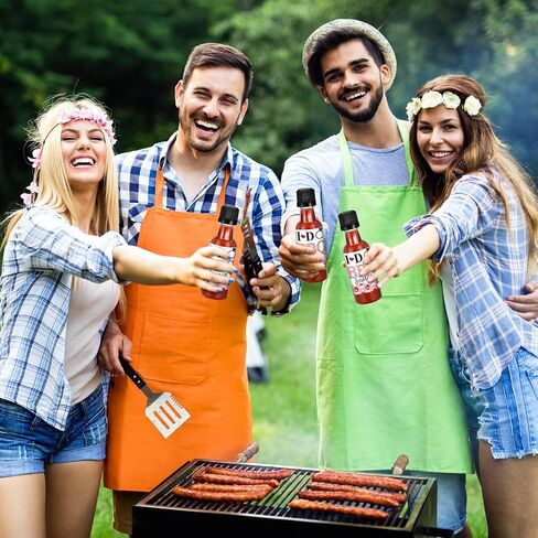 Maxdot 36 Set I Do BBQ Device Confagement Decorations Clear Blastic 1.7 Oz زجاجة صلصة حار in Kuwait