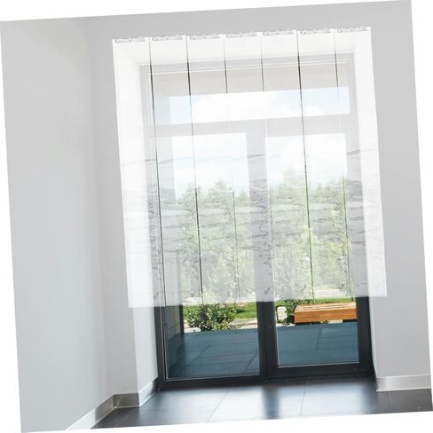 Cabilock 1.7m Stramprack Strip Strain Strain Cartain Cartain Carrain Clear Dame Dower Stail للاستخدام التجاري كتل التصميم المعزولة الحطام والأبخرة النفطية لمحلات السوبر ماركت وصيانة المنزل in Saudi Arabia