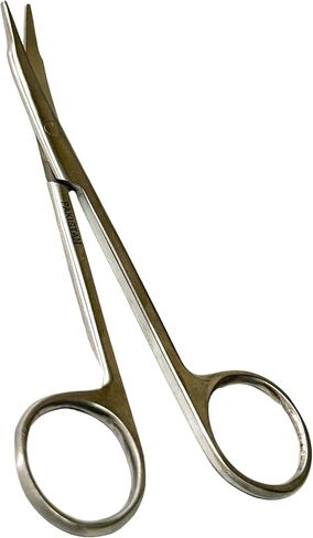 Premium 1Each -Steven Tenotomy Scissors 5" Curved Tip Stainless Steel Instruments -Blunt Tips blunt-tipped blades in Kuwait