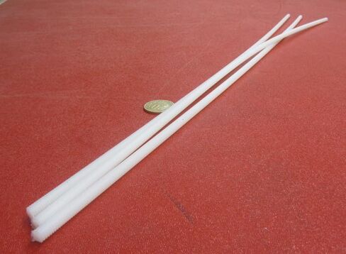 Natural Nylon 6/6 Fully Threaded Rod RH 1/4"-20 x 24 Length 3 Pcs. in Saudi Arabia
