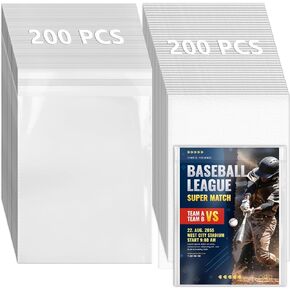 DEDC 400Pcs Magazine Covers Plastic Protector, Magazine Bags and Boards, Standard Size 9x11.8 inches, Magazine Sleeves and Boards for Storage and Display in Kuwait