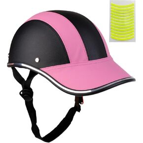 Bicycle Helmet PU for Adults Small/Large Baseball Cap Bike Helmet for Women and Men Adjustable Safe Sunshade 21.7-24.4 INCH Bike Cycling Helmets in Kuwait