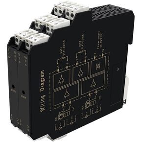 THS-IP 2 in 2 Out Passive Two-Wire Signal Isolator 4-20mA Current Voltage Analog Input Power Distribution 24V(Output 0-5V_Input 0-20MA) in Kuwait