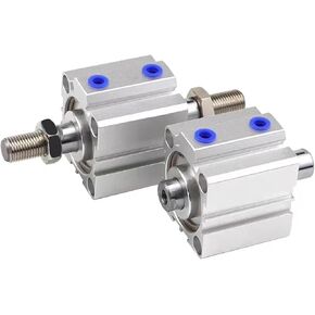 1pcs SDAD32 40 50 63mm Bore Double Rod Pneumatic Air Compact Cylinder with Male Thread Rod SDAD32X50-B SDAD40X60-B SDAD63X100-B(Stroke 40mm,SDAD50) in Saudi Arabia