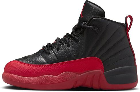 Jordan 12 Retro Little Kids Style ، Black/Varsity Red in Saudi Arabia