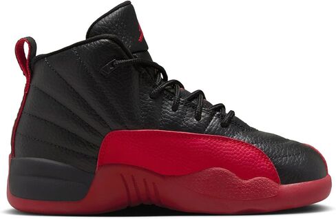 Jordan 12 Retro Little Kids Style ، Black/Varsity Red in Saudi Arabia