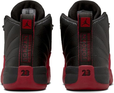 Jordan 12 Retro Little Kids Style ، Black/Varsity Red in Saudi Arabia