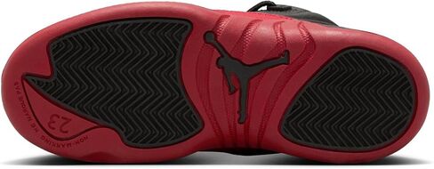 Jordan 12 Retro Little Kids Style ، Black/Varsity Red in Saudi Arabia