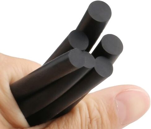 5M Black Solid Silicone Round Cord Rubber Gasket Trim Seal Strips, for Home Improvement O Ring Waterproof High Temperature Resistant(Dia 9mm) in Saudi Arabia