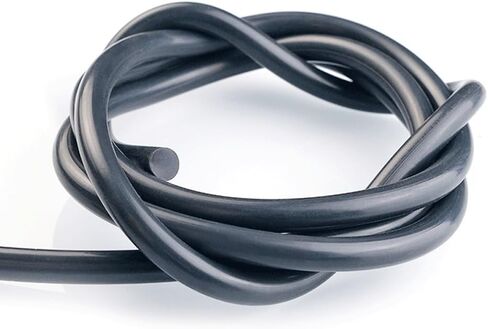 5M Black Solid Silicone Round Cord Rubber Gasket Trim Seal Strips, for Home Improvement O Ring Waterproof High Temperature Resistant(Dia 9mm) in Saudi Arabia