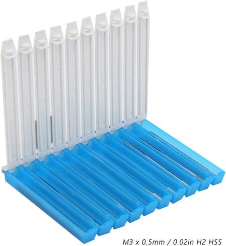 Fydun 10pcs M3 الخيط ، غسالات النقر فوق السرعة عالية الصلب الحفر مستقيمة أجهزة صلابة HSS للآلة لاستنباط الحديد المقاوم للصدأ Tapping x 0 5 H2 in Saudi Arabia