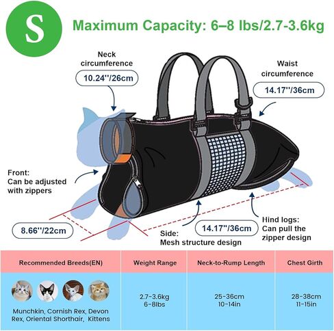 CINF CAT CAT DILIPTING CLIPATING GROOMING REDITINT BAS لا يوجد خدش لعضل للاستحمام في فحص الأظافر عن حقن (Blue ، M) in Kuwait