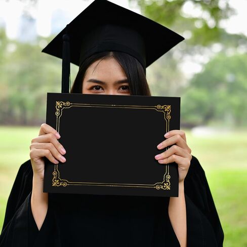Karenhi Certificate Award Kit Certificate Holders 8.7 x 12'' Certificate Paper Gold Foil Award Seals Stickers for Kindergarten Senior Students Diploma Graduation(Class Style, 108 Pcs) in Saudi Arabia