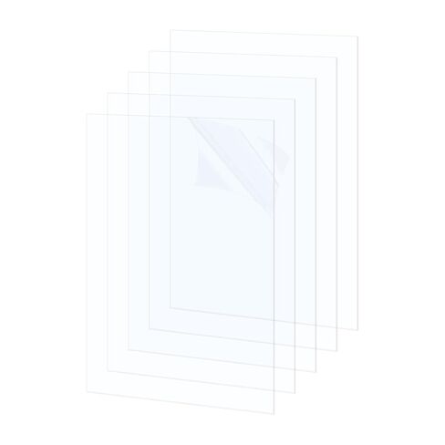2 صفائح أكريليك ، 4 × 6 بوصة صفيحة صفيحة أكريليك صافية ورقة زجاجية 1 ملم سميكة لحرف الصورة DIY in Kuwait