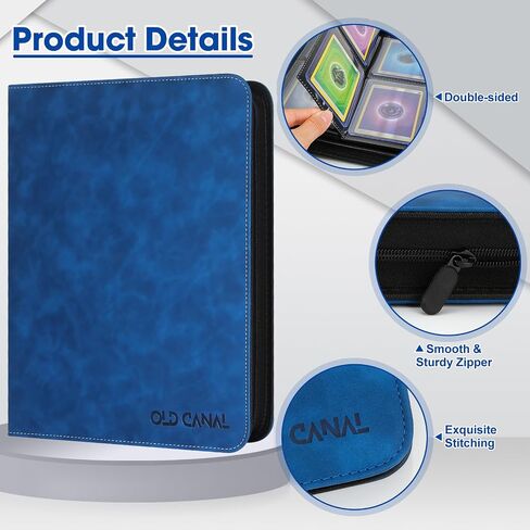 يضم Top Loader Binder ، 4 جيوب Card Binder 112 Top Loaders ، حامل مجموعة بطاقات التداول المتميز ، ألبوم تخزين Top Loader لـ TCG ، البطاقات الرياضية ، الأسود (لأعلى اللوادر فقط) in Kuwait