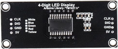 0.56in LED Display Module 4 Digit 7 Segment Digital Tube Clock Module with Pin Header 5V in Saudi Arabia