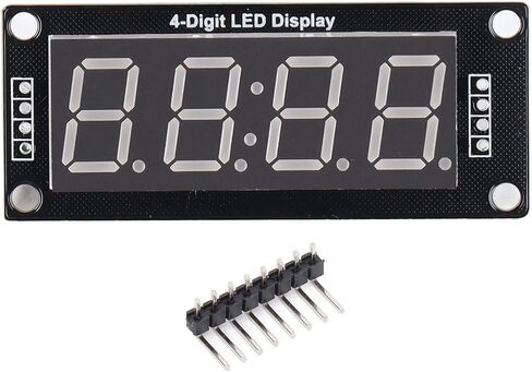 0.56in LED Display Module 4 Digit 7 Segment Digital Tube Clock Module with Pin Header 5V in Saudi Arabia
