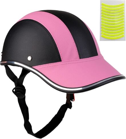 Bicycle Helmet PU for Adults Small/Large Baseball Cap Bike Helmet for Women and Men Adjustable Safe Sunshade 21.7-24.4 INCH Bike Cycling Helmets in Kuwait