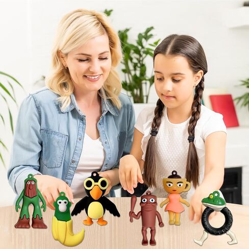 8pcs الشكل الإيطالي لعمل البكر ، Tralalero Tralala يعرض ألعابًا مع ترالاليرو ترالالا ، تونغ تونغ تونج ساور ، براي برات باتابيم ، هدايا دمية قابلة للتجميع في البكر. in Kuwait
