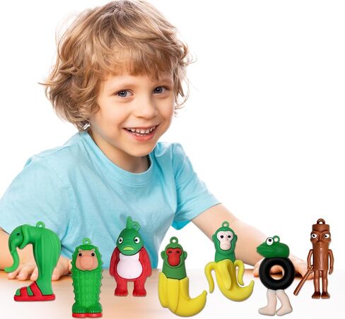 8pcs الشكل الإيطالي لعمل البكر ، Tralalero Tralala يعرض ألعابًا مع ترالاليرو ترالالا ، تونغ تونغ تونج ساور ، براي برات باتابيم ، هدايا دمية قابلة للتجميع في البكر. in Kuwait