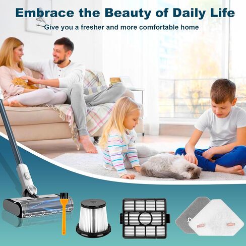 Replacement HEPA Filter for Shark BU3523 BU3521 BU3120 Cordless Stick Vacuum,Washable&Reusable Pre-Motor,Foam,and Auto-Empty System Filters-Compatible,Clean&Empty Cordless Vacuum Cleaner (7 Pack) in Saudi Arabia