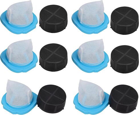 Fette Filter - HNVDF10 Presection Vacuum Filter Set متوافق مع أسود+Decker Dustbuster Blast Plash Handheld Models HNVD220J00 ، HNVD220 - حزمة 4 in Kuwait